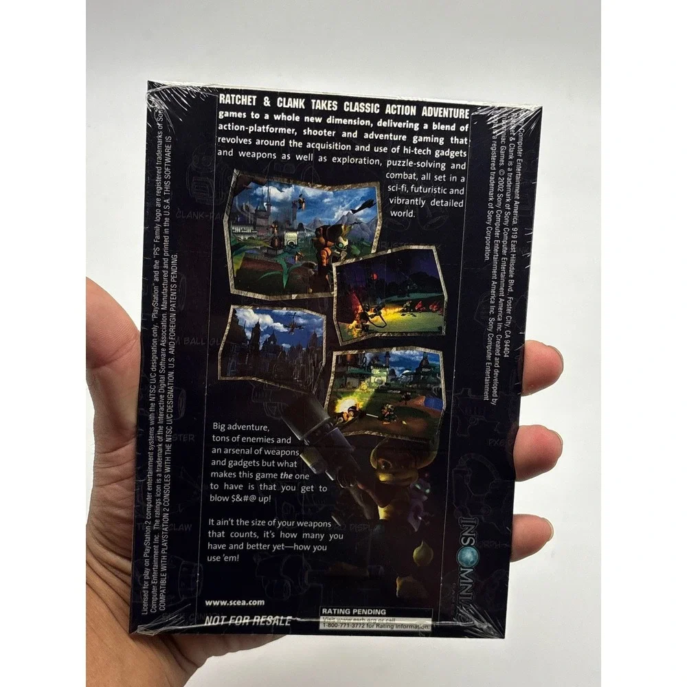 Ratchet & Clank PS2 Demo Disc Factory Sealed Not For Resale PlayStation 2 2002